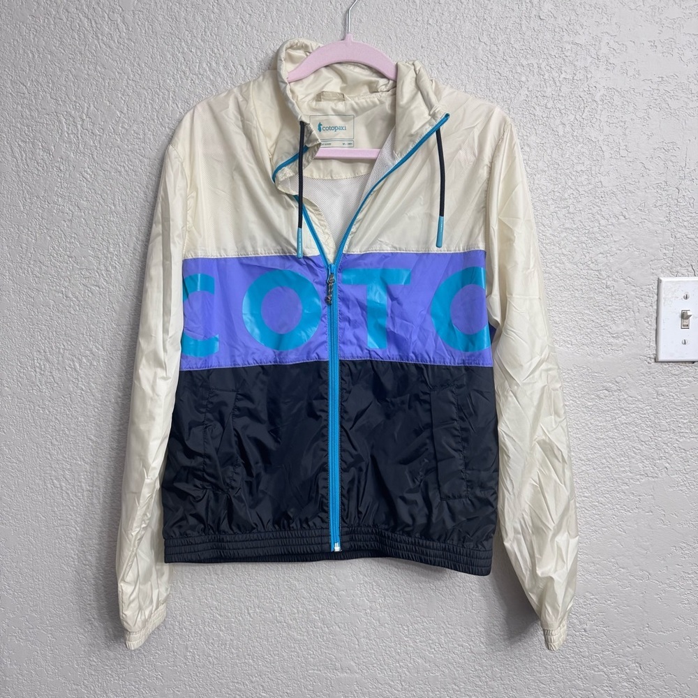 Cotopaxi Women’s WL Men’s Medium Windbreaker Colorblock Logo Zip Jacket